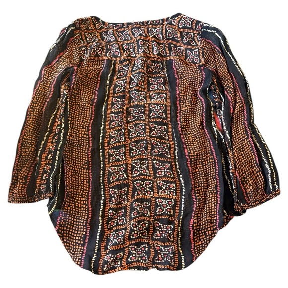 Lucky Brand Abstract Print Top - Picture 3 of 4